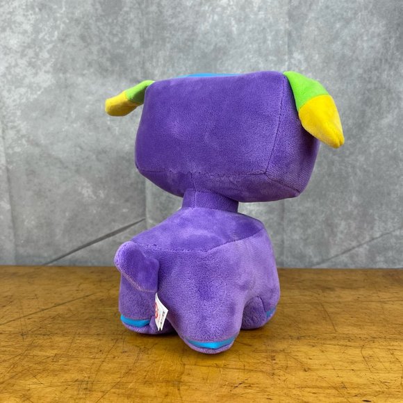 Ty Beanie Boos Widget the Lego Purple Dog Legoland Exclusive 2020 9" Tall - Picture 7 of 10